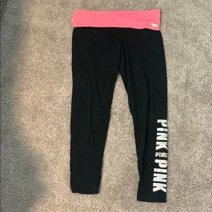 PINK Victoria’s Secret Black Yoga Legging